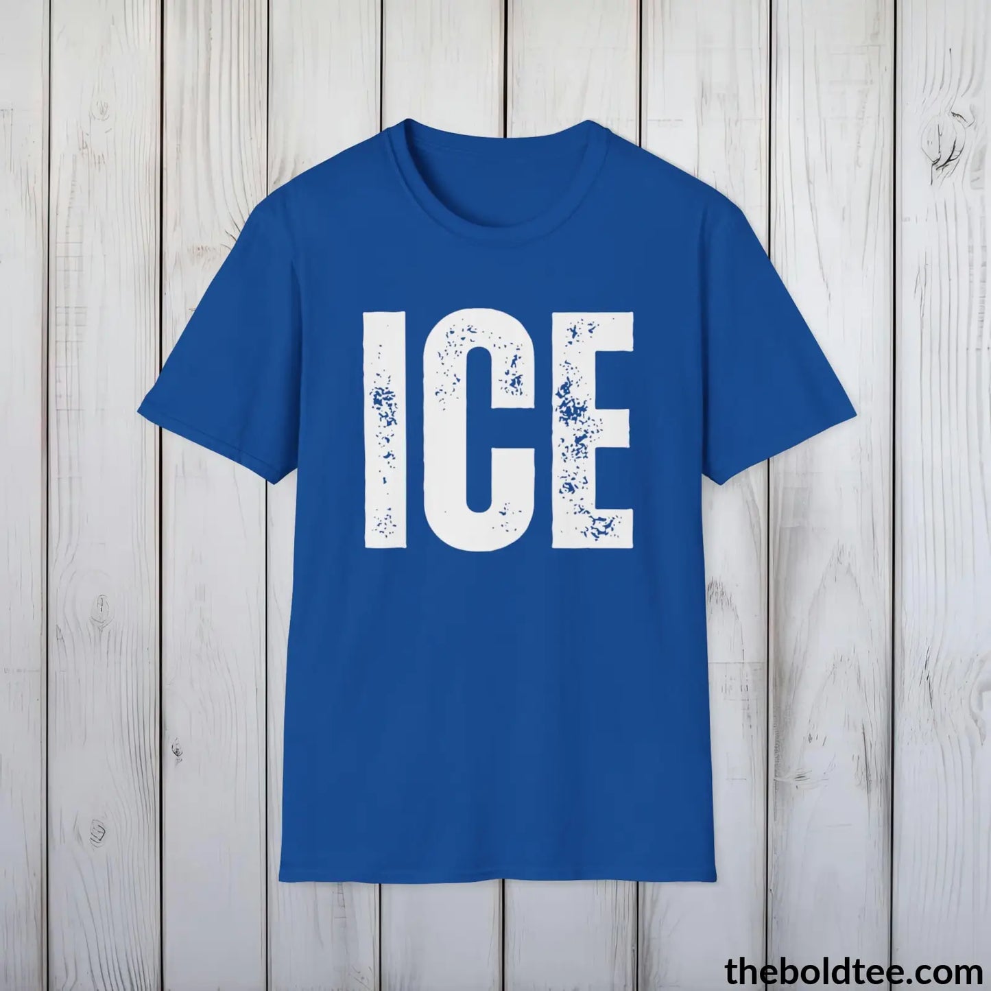 T-Shirt Royal / S ICE Tee - Bold Urbnan Cotton T-Shirt - 9 Epic Colors Available