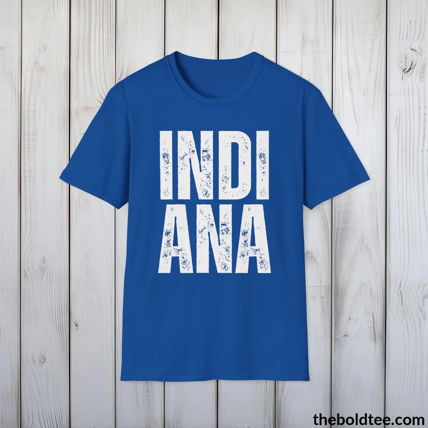 T-Shirt Royal / S INDIANA Tee - Casual, Sustainable & Soft Cotton Crewneck Unisex T-Shirt - 9 Bold Colors