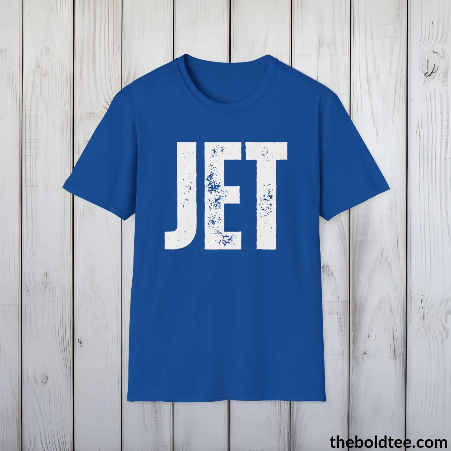 T-Shirt Royal / S JET Tee - Bold Urbnan Cotton T-Shirt - 9 Epic Colors Available