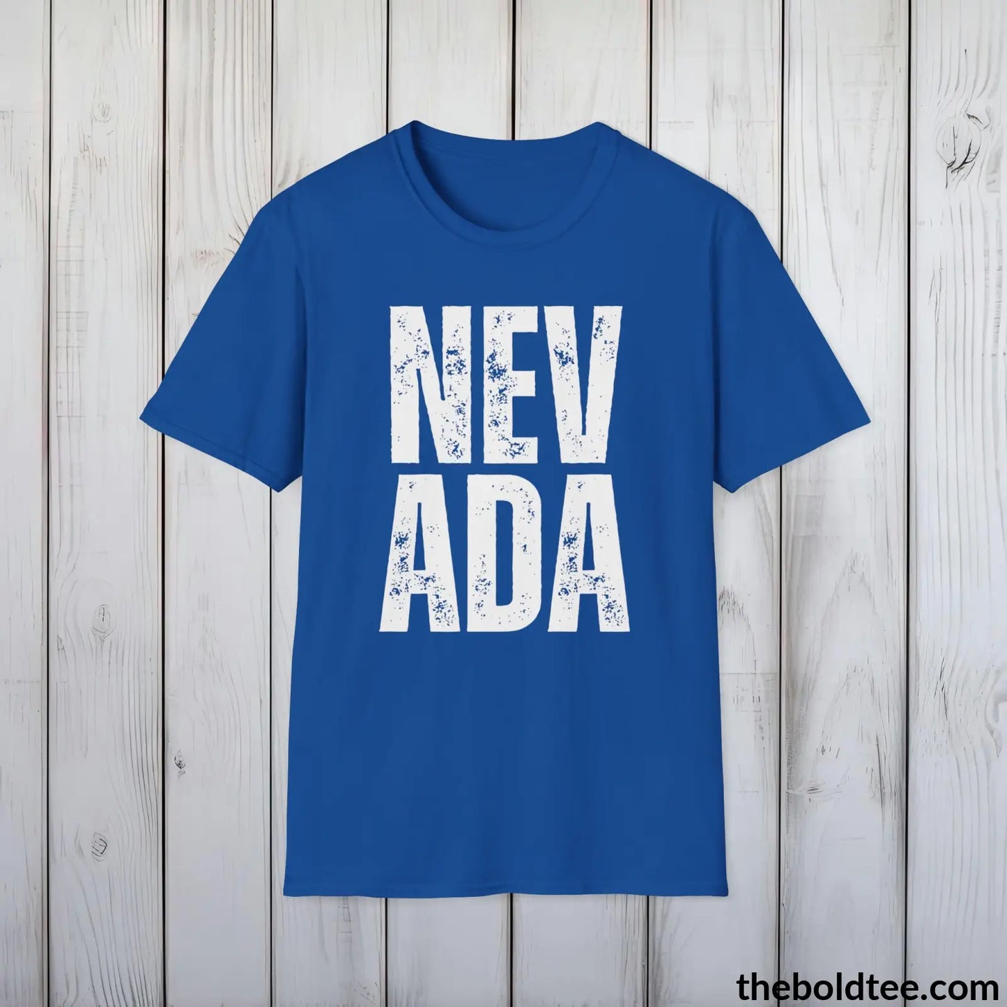 T-Shirt Royal / S NEVADA Tee - Casual, Sustainable & Soft Cotton Crewneck Unisex T-Shirt - 9 Bold Colors