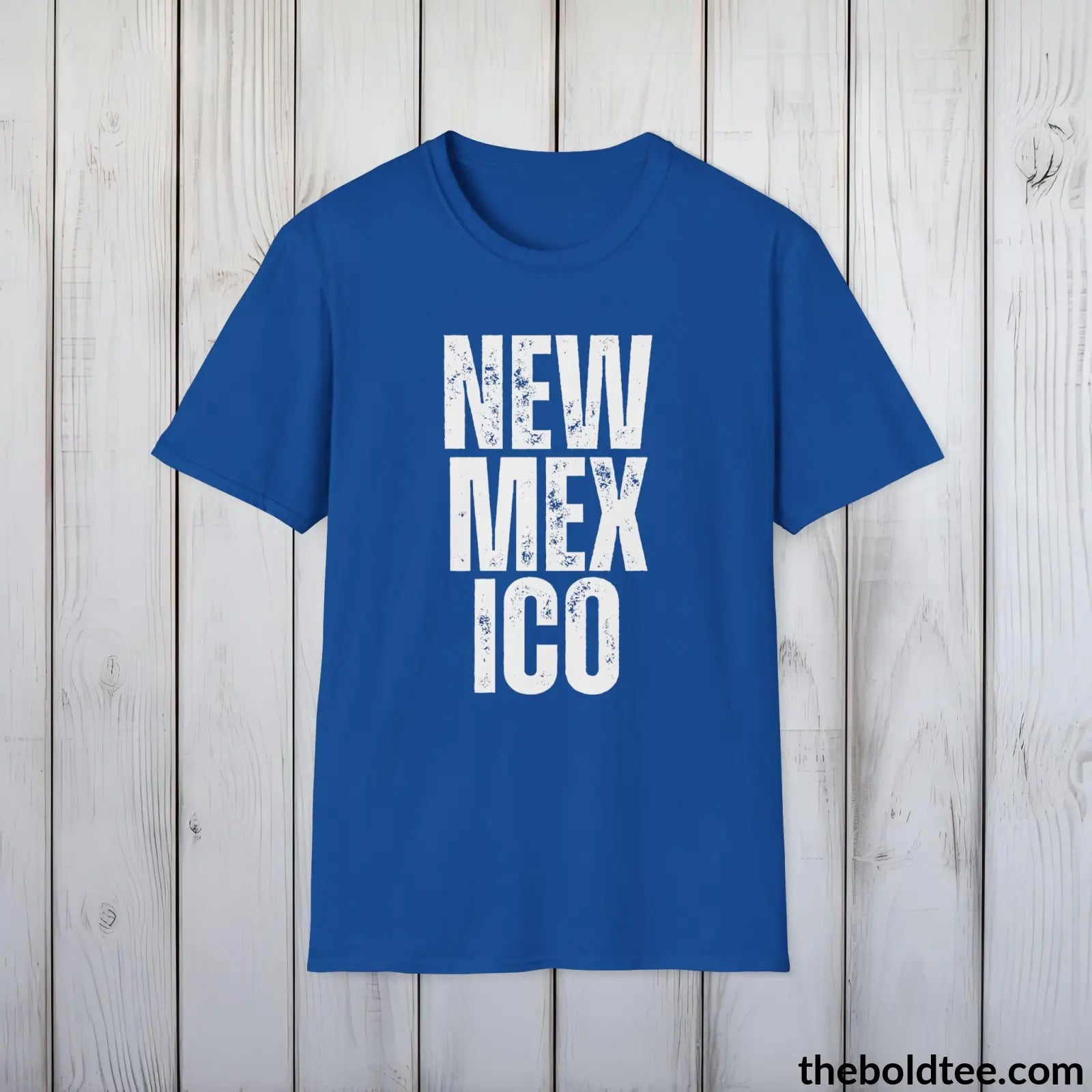 T-Shirt Royal / S NEW MEXICO Tee - Casual, Sustainable & Soft Cotton Crewneck Unisex T-Shirt - 9 Bold Colors