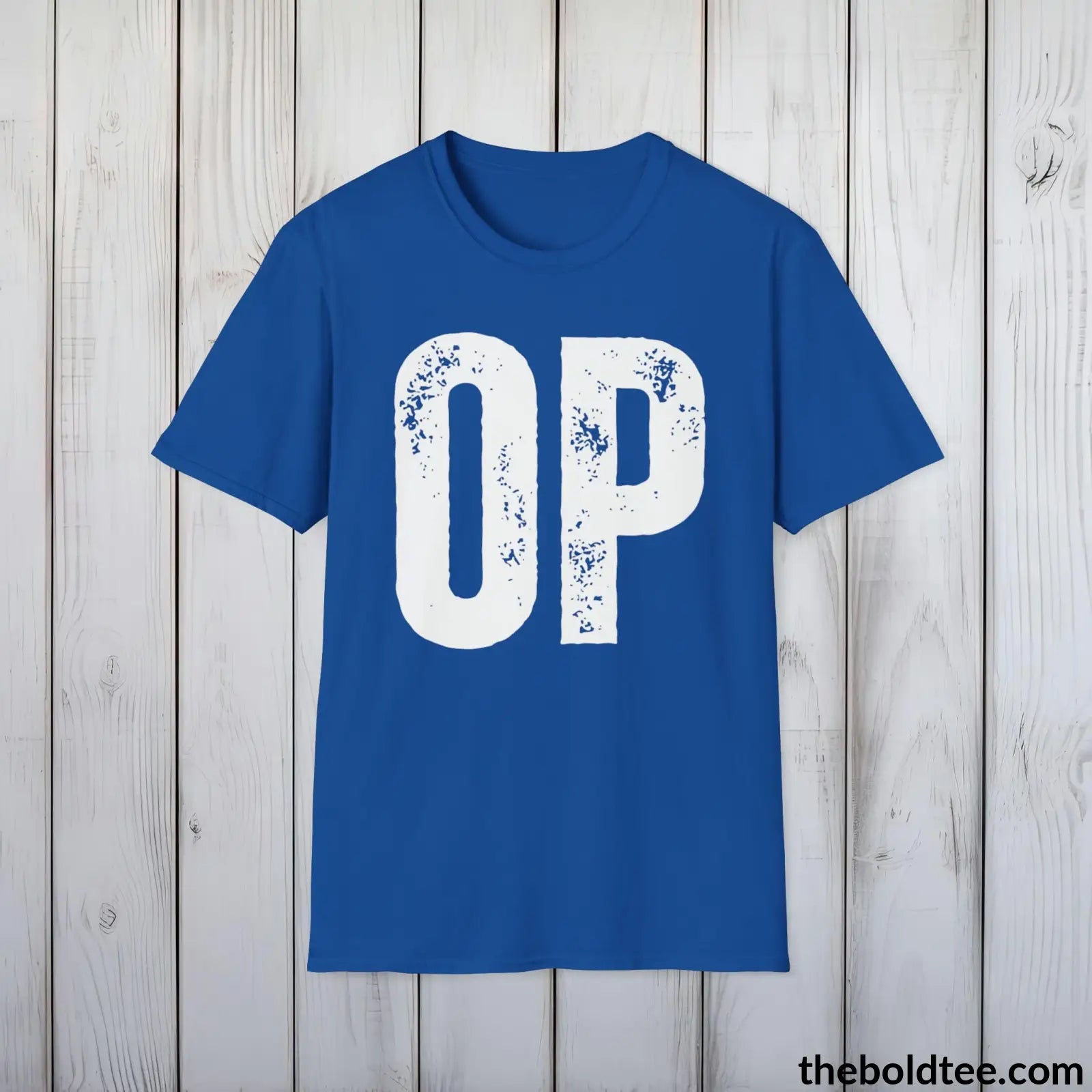 T-Shirt Royal / S OP Gamer Tee - Sustainable & Soft Cotton Crewneck Unisex T-Shirt - 9 Bold Colors