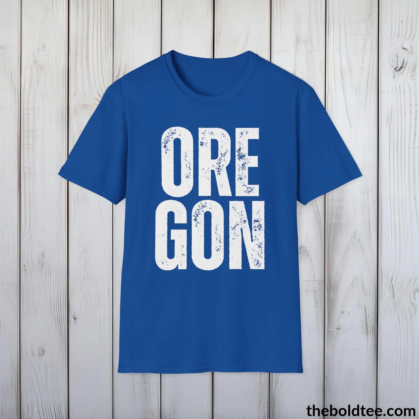 T-Shirt Royal / S OREGON Tee - Casual, Sustainable & Soft Cotton Crewneck Unisex T-Shirt - 9 Bold Colors