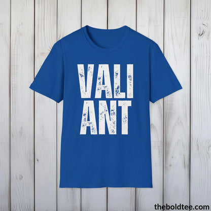 T-Shirt Royal / S VALIANT Tee - Casual, Sustainable & Soft Cotton Crewneck Unisex T-Shirt - 9 Bold Colors