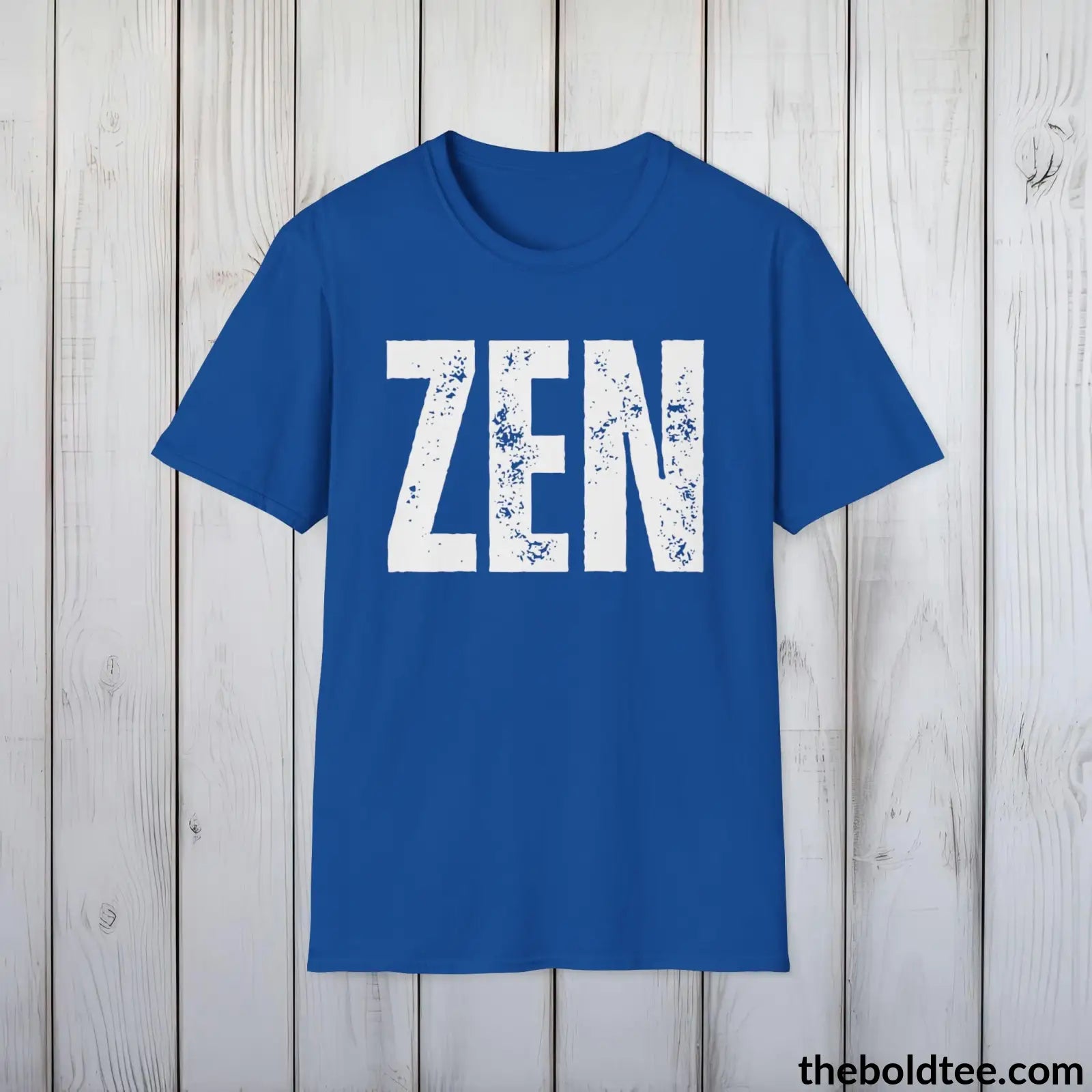 T-Shirt Royal / S ZEN Tee - Bold Urbnan Cotton T-Shirt - 9 Epic Colors Available