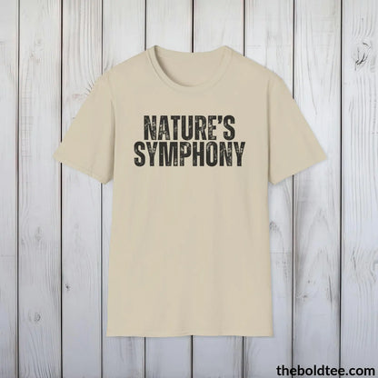 T-Shirt Sand / S NATURE'S SYMPHONY Gardening Tee - Soft & Strong Cotton Crewneck Unisex T-Shirt - 8 Trendy Colors