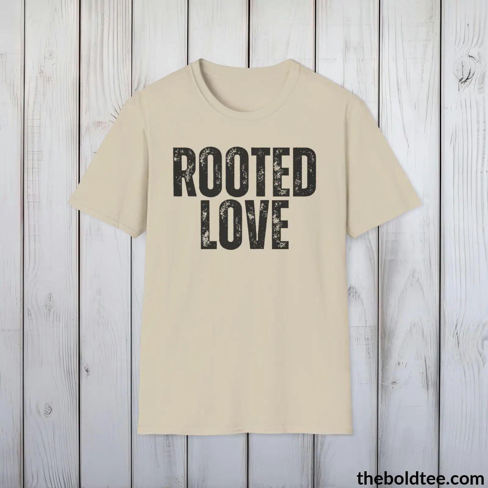 T-Shirt Sand / S ROOTE LOVE Gardening Tee - Soft & Strong Cotton Crewneck Unisex T-Shirt - 8 Trendy Colors