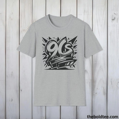 T-Shirt Sport Grey / S Epic 90s Grafitti Tee - Premium Soft Cotton Crewneck Unisex T-Shirt - 8 Trendy Colors