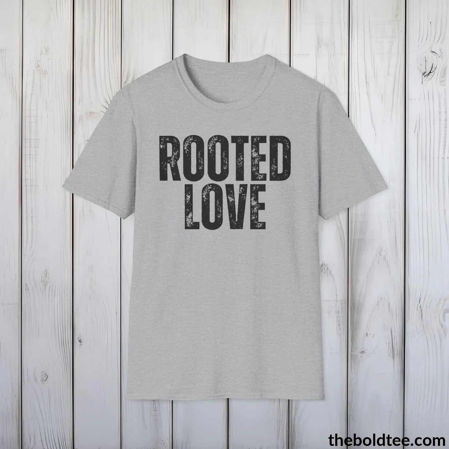 T-Shirt Sport Grey / S ROOTE LOVE Gardening Tee - Soft & Strong Cotton Crewneck Unisex T-Shirt - 8 Trendy Colors