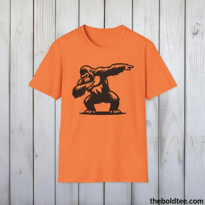 T-Shirt The Bold Gorilla Dap Tee - Casual, Sustainable & Soft Cotton Crewneck Unisex T-Shirt - in 9 Bold Colors