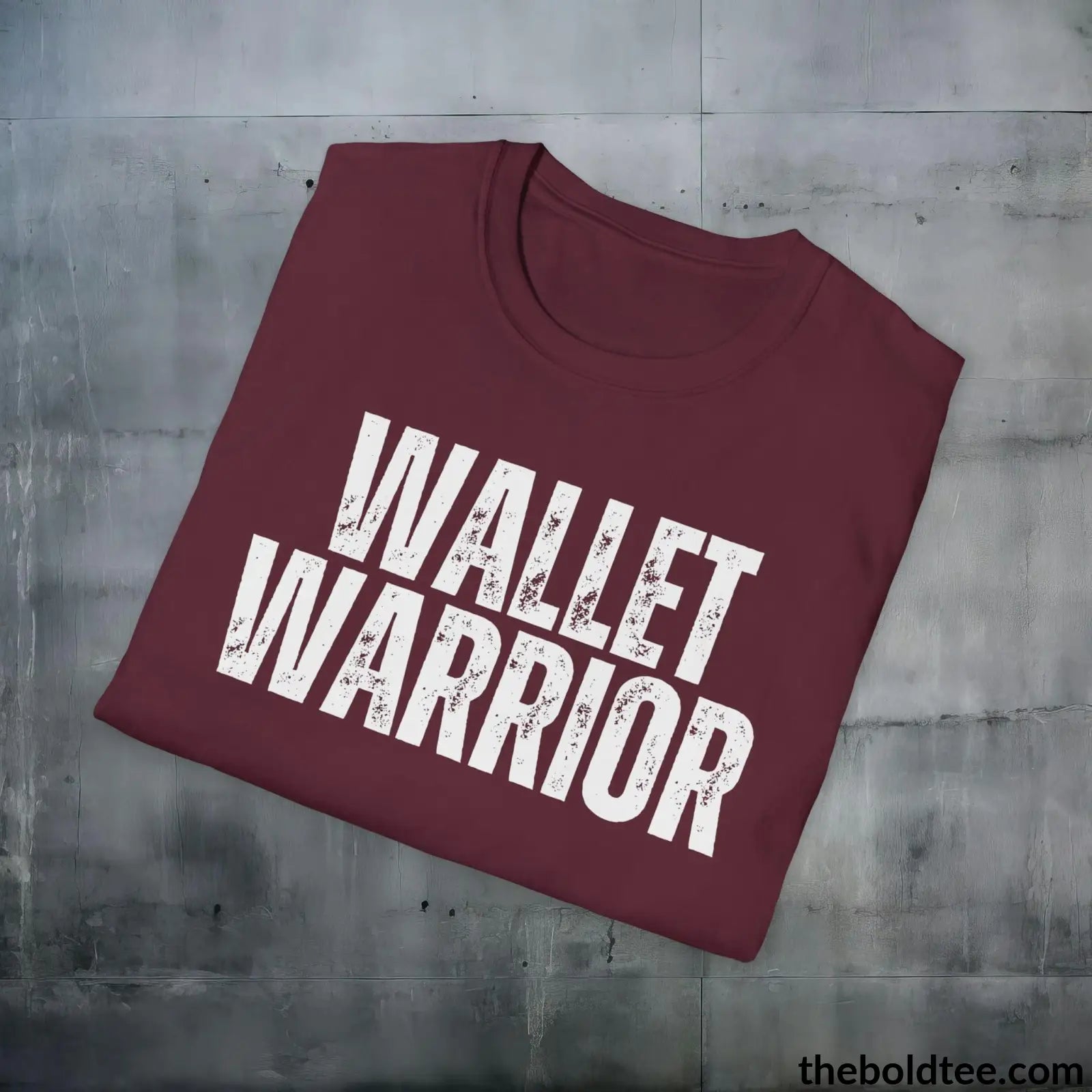 T-Shirt WALLET WARRIOR  Cryptocurrency Tee - Premium Cotton Crewneck Unisex T-Shirt - 9 Bold Colors