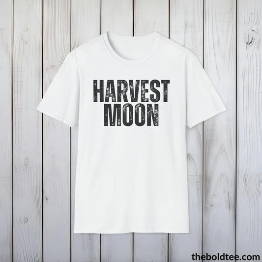 T-Shirt White / S HARVEST MOON Gardening Tee - Soft & Strong Cotton Crewneck Unisex T-Shirt - 8 Trendy Colors