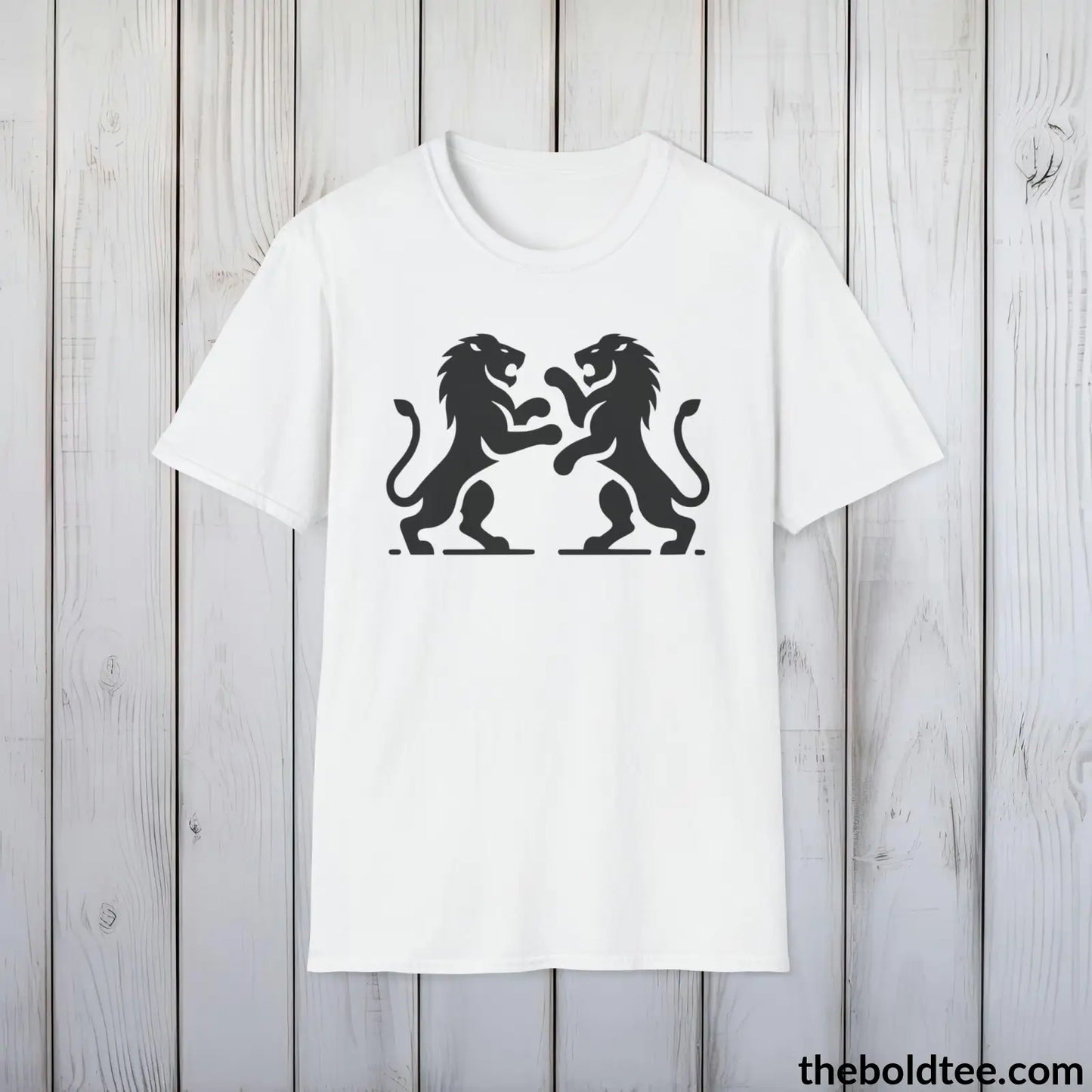 T-Shirt White / S Roaring Lion Tee - Bold Urban Cotton T-Shirt - 9 Bright Colors Available