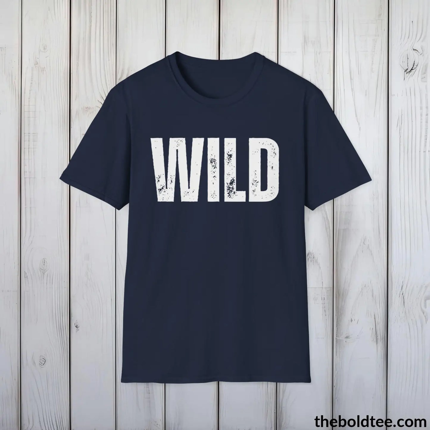 T-Shirt WILD Tee - Bold Urbnan Cotton T-Shirt - 9 Epic Colors Available