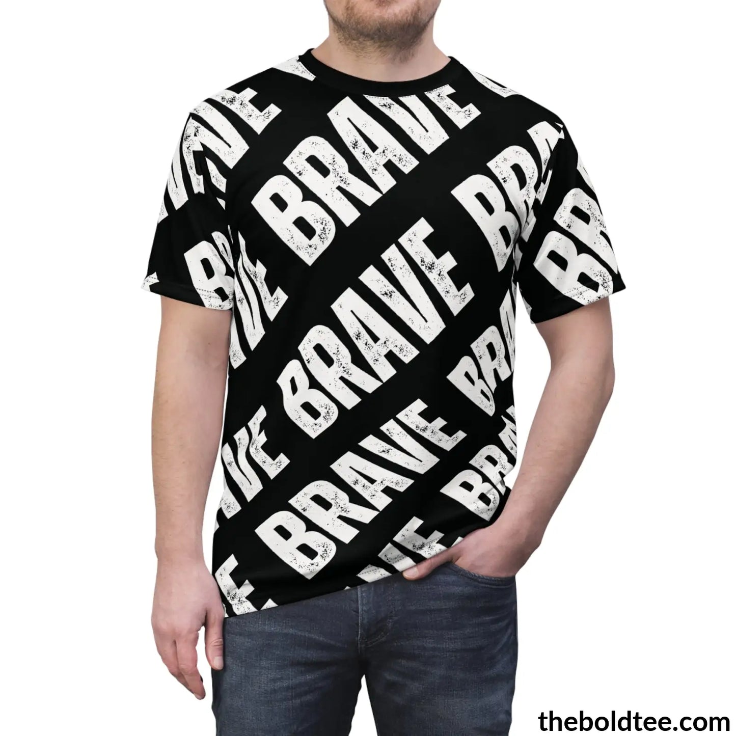 The Brave Tee - Premium All Over Print Crewneck Prints