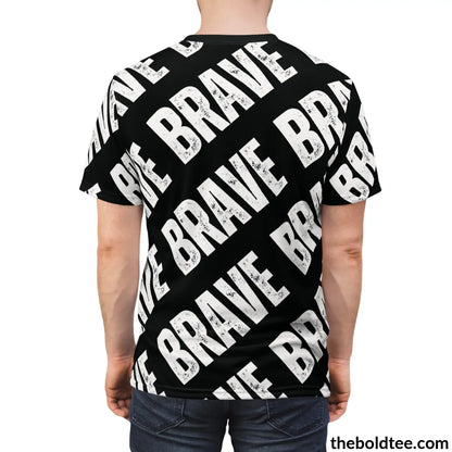 The Brave Tee - Premium All Over Print Crewneck Prints