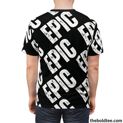 The Epic Tee - Premium All Over Print Crewneck Prints