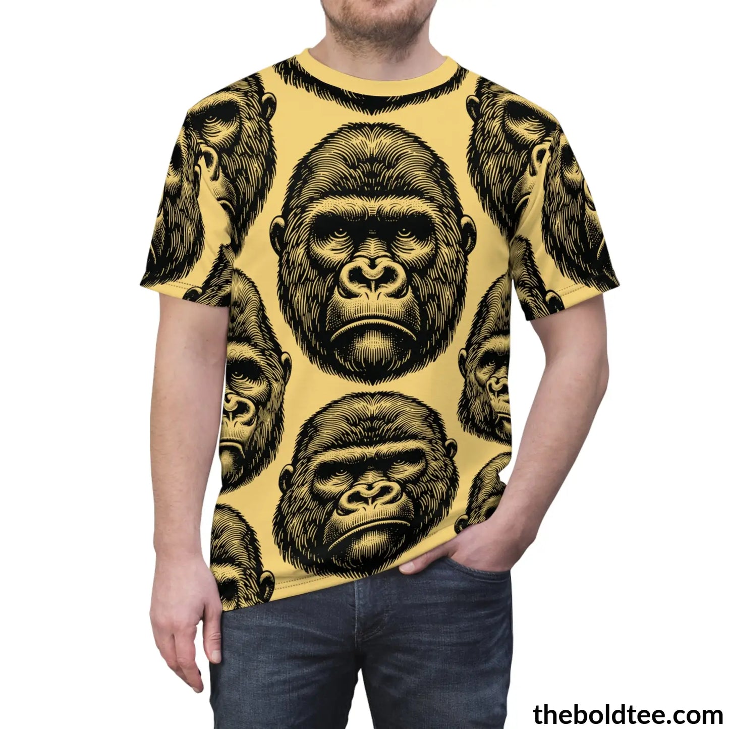 The Gorilla Tee - Premium All Over Print Crewneck Prints