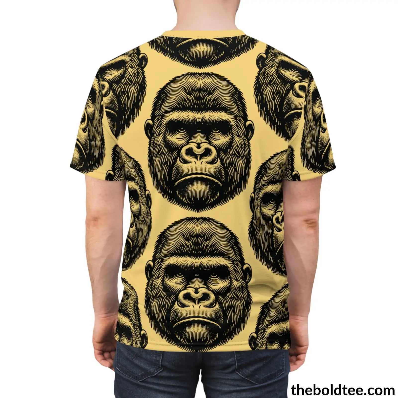 The Gorilla Tee - Premium All Over Print Crewneck Prints