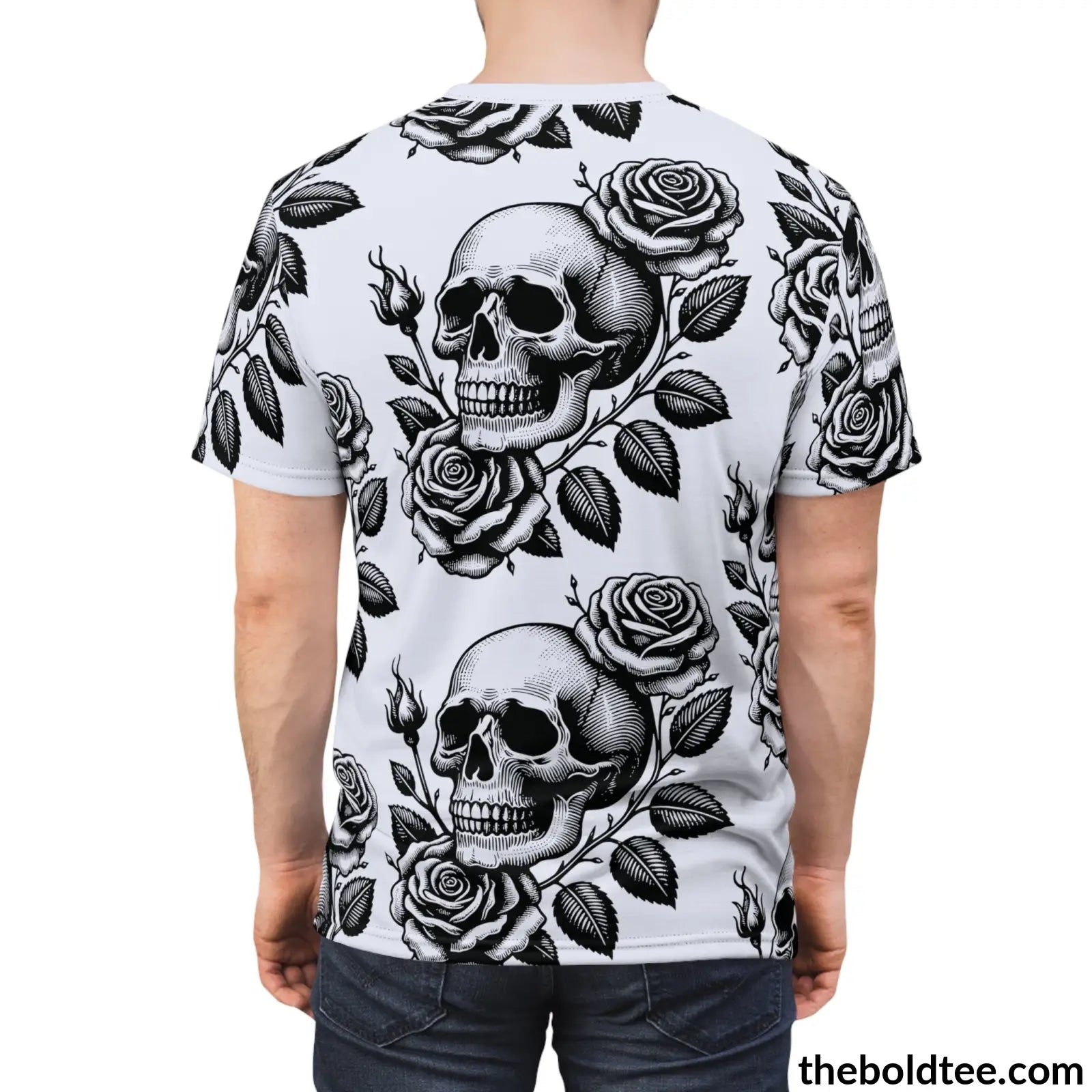 The Skull Tee - Premium All Over Print Crewneck Prints