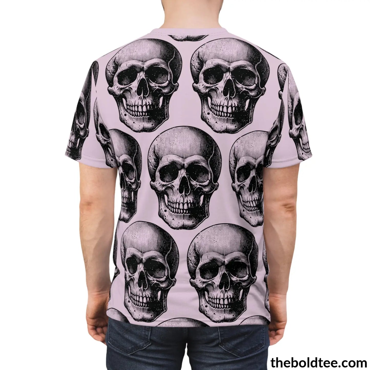 The Skull Tee - Premium All Over Print Crewneck Prints