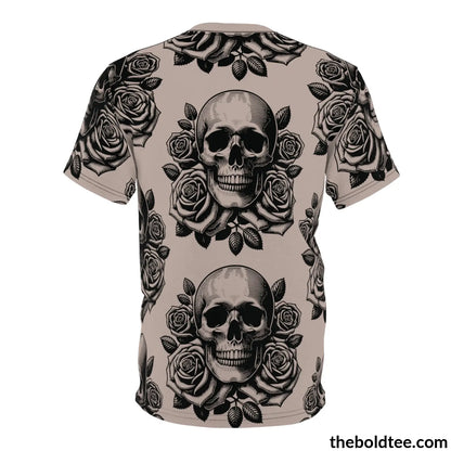 The Skull Tee - Premium All Over Print Crewneck Prints