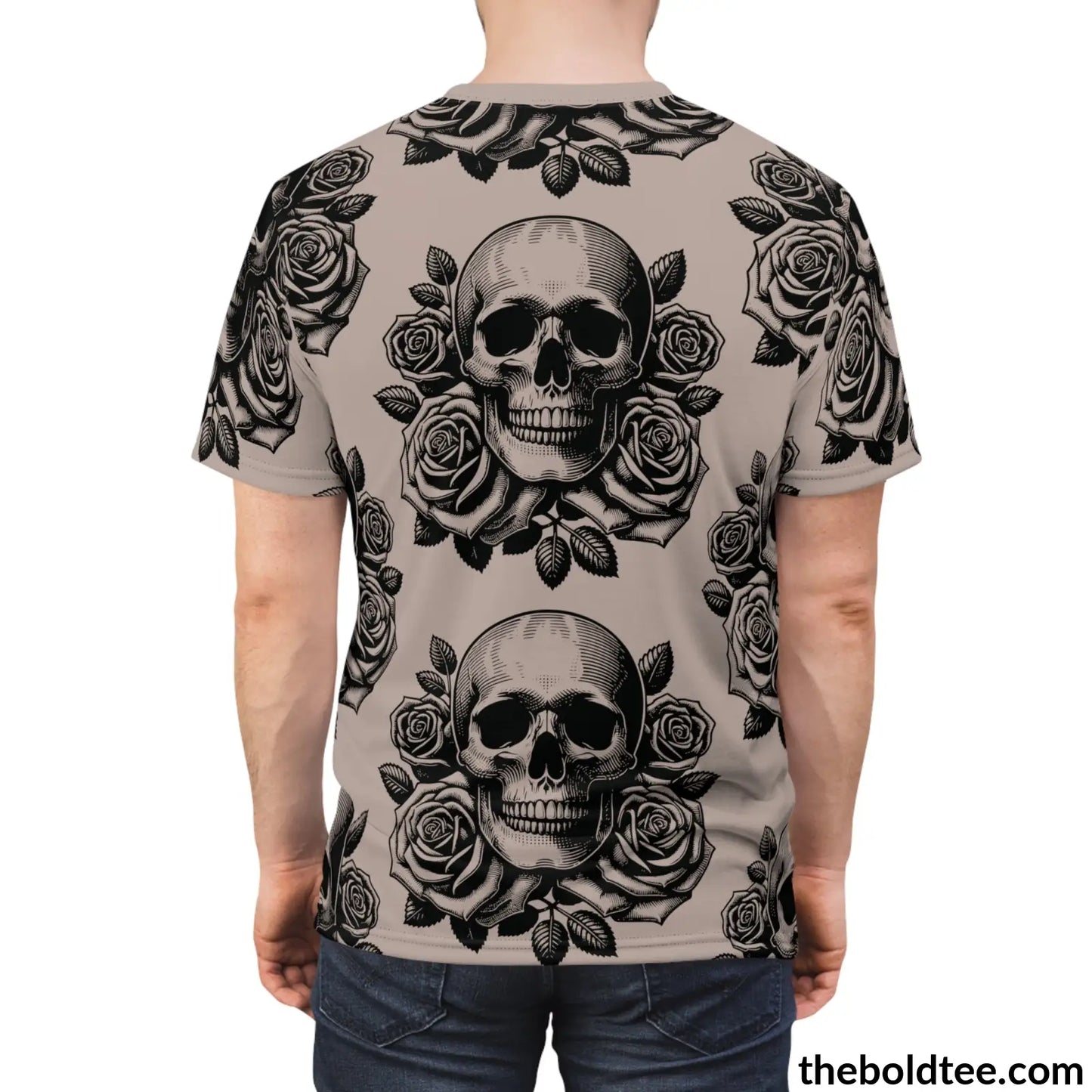 The Skull Tee - Premium All Over Print Crewneck Prints