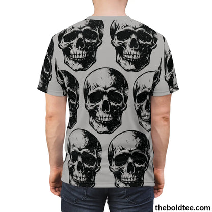 The Skull Tee - Premium All Over Print Crewneck Prints