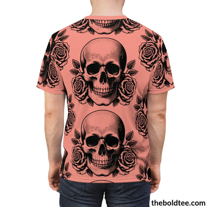 The Skull Tee - Premium All Over Print Crewneck Prints