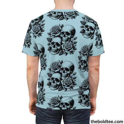 The Skull Tee - Premium All Over Print Crewneck Prints