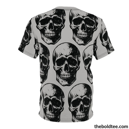 The Skull Tee - Premium All Over Print Crewneck Prints