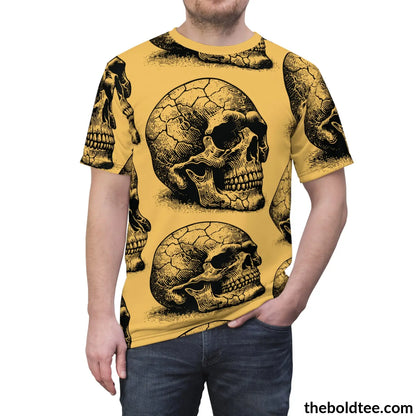 The Skull Tee - Premium All Over Print Crewneck Prints