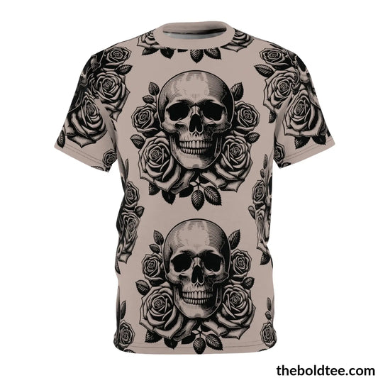 The Skull Tee - Premium All Over Print Crewneck S Prints