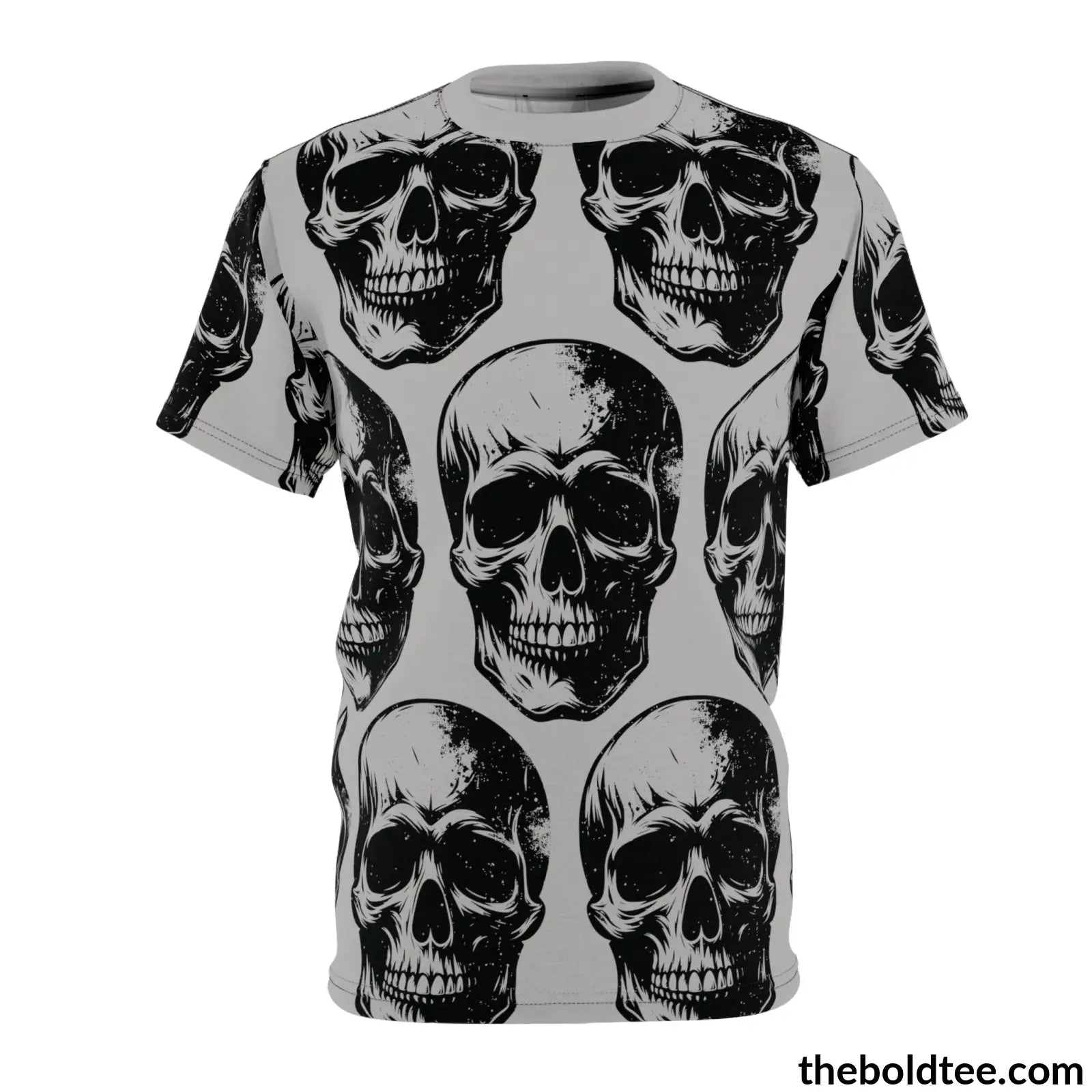 The Skull Tee - Premium All Over Print Crewneck S Prints