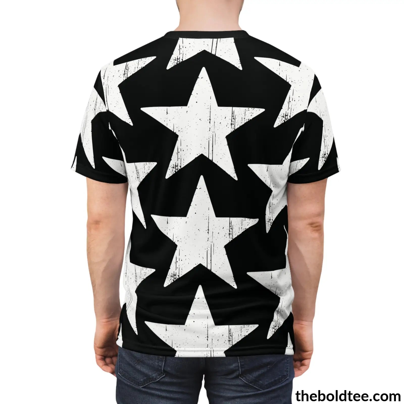 The Star Tee - Premium All Over Print Crewneck Prints