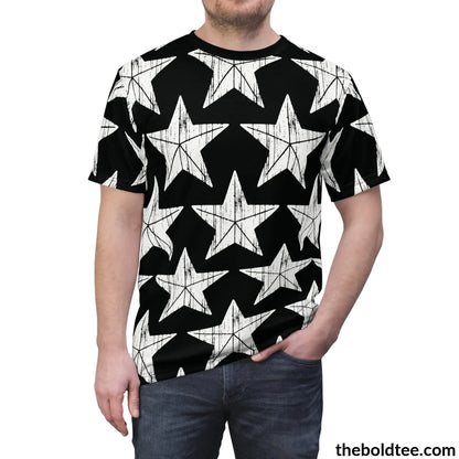 The Star Tee - Premium All Over Print Crewneck Prints