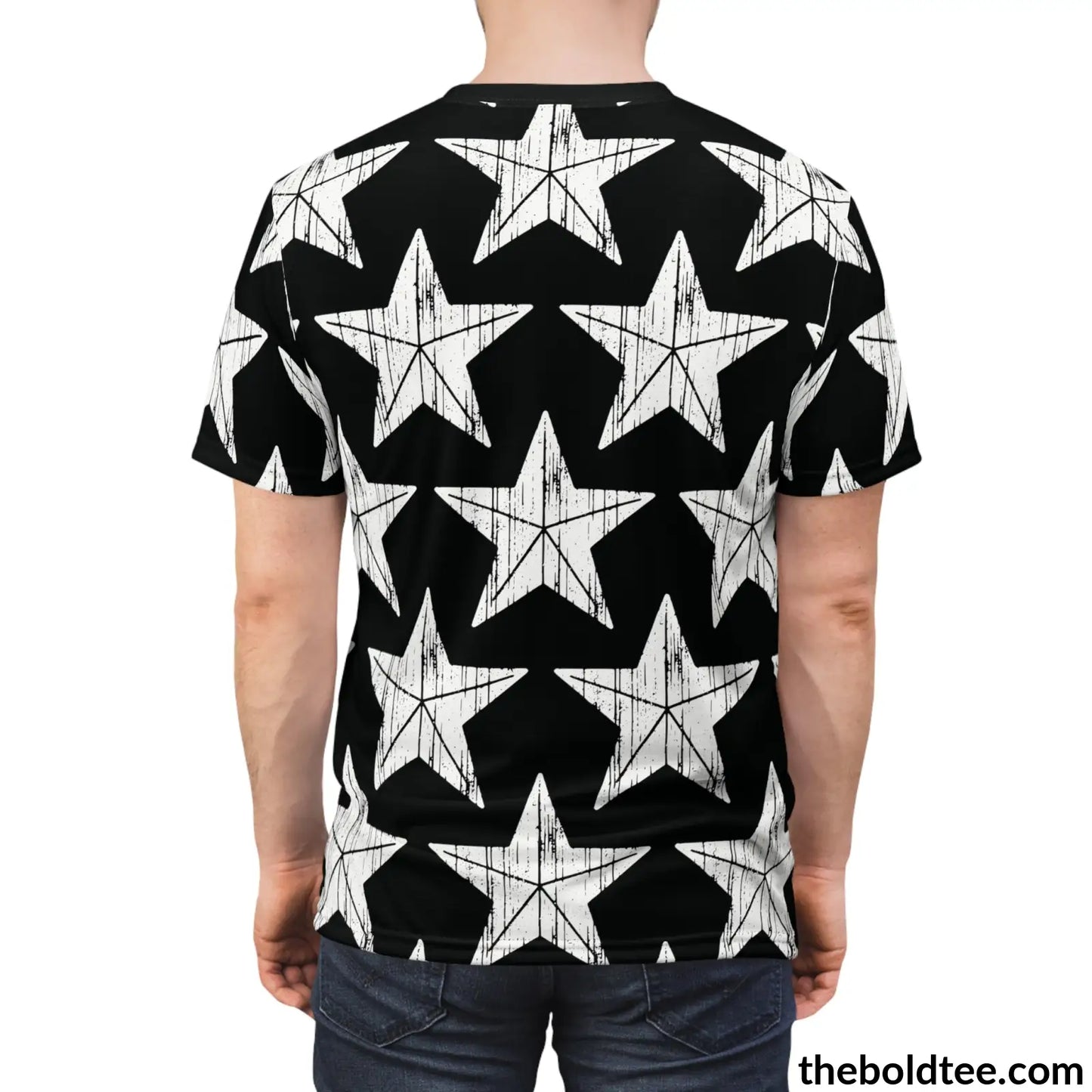 The Star Tee - Premium All Over Print Crewneck Prints