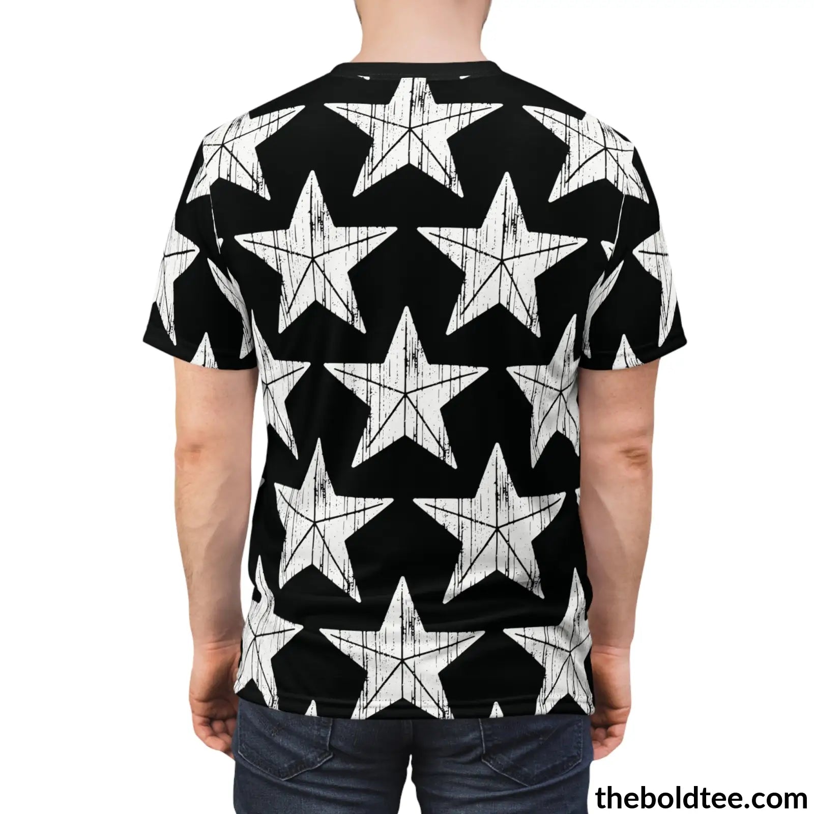 The Star Tee - Premium All Over Print Crewneck Prints