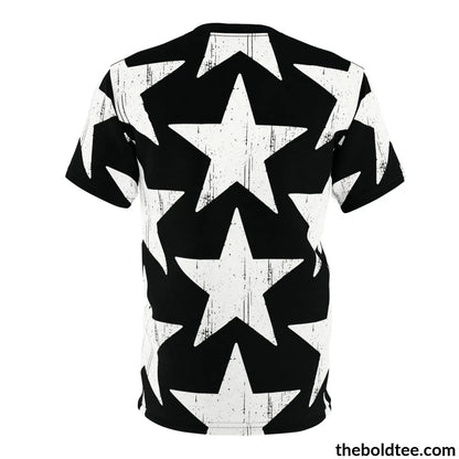 The Star Tee - Premium All Over Print Crewneck Prints