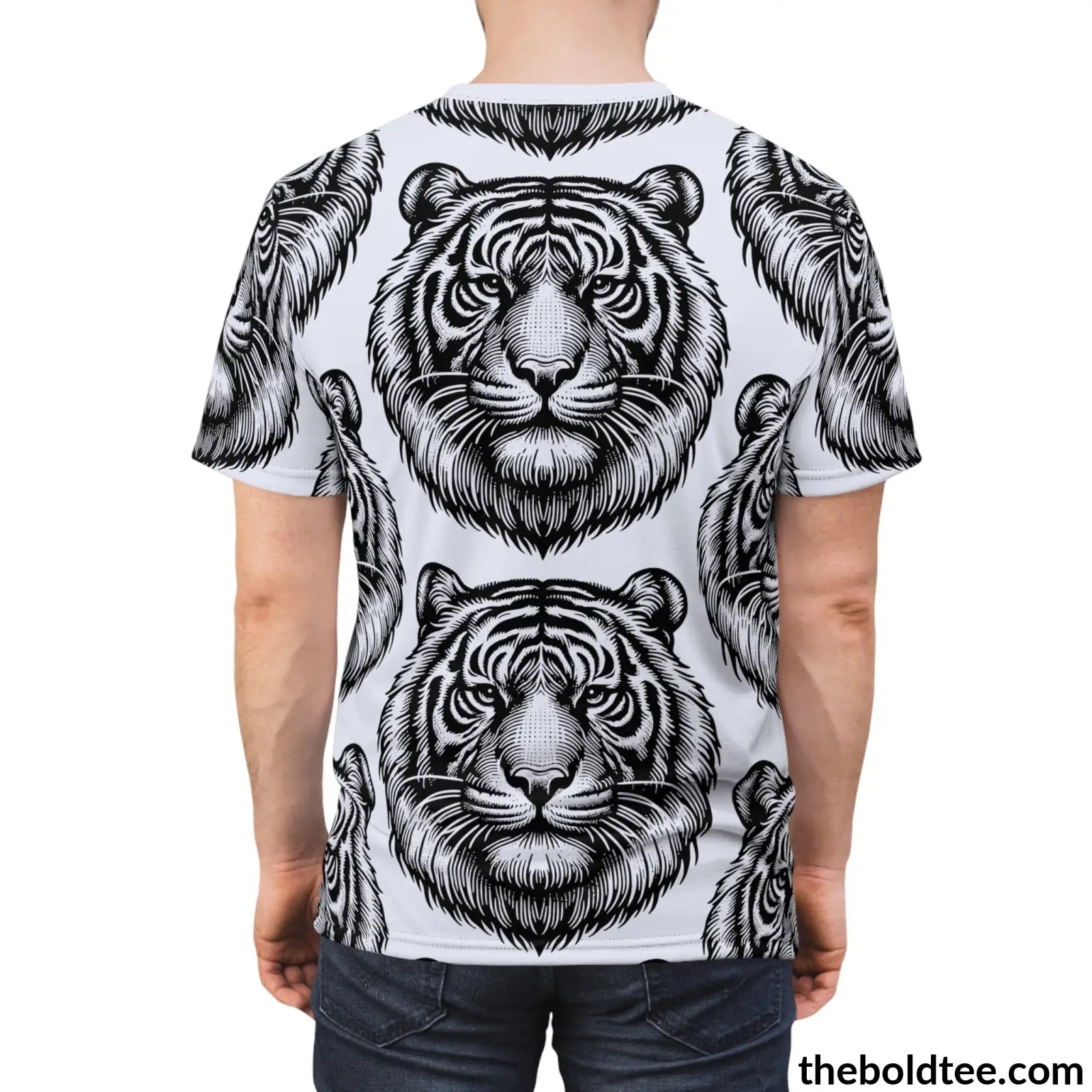 The Tiger Tee - Premium All Over Print Crewneck Prints