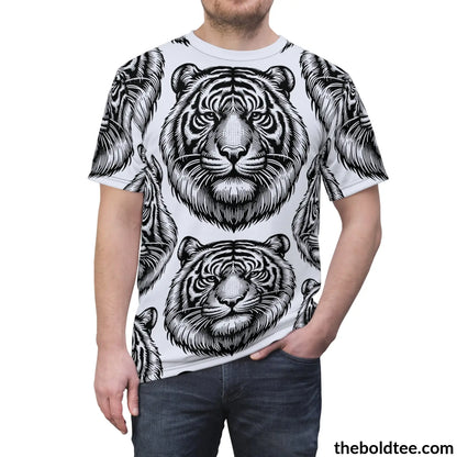 The Tiger Tee - Premium All Over Print Crewneck Prints