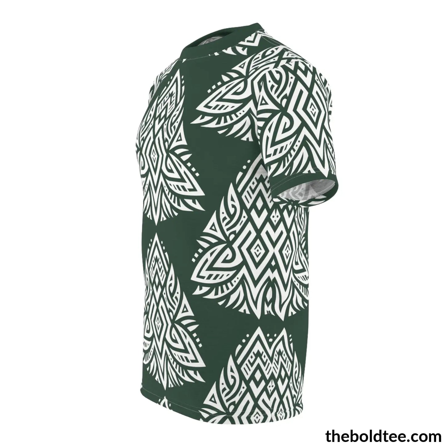 Tribal Pattern Tee - Premium All Over Print Crewneck Prints