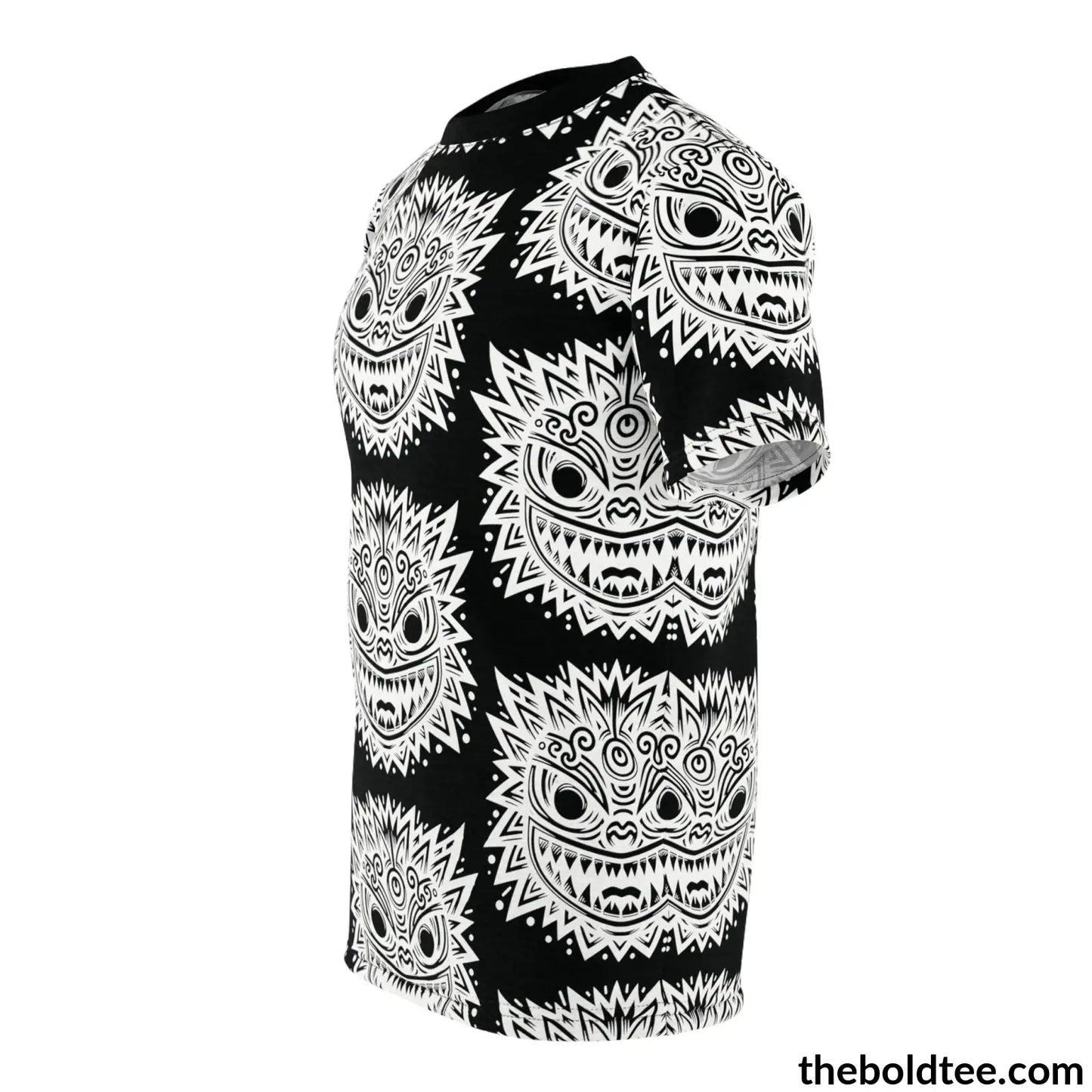 Tribal Pattern Tee - Premium All Over Print Crewneck Prints