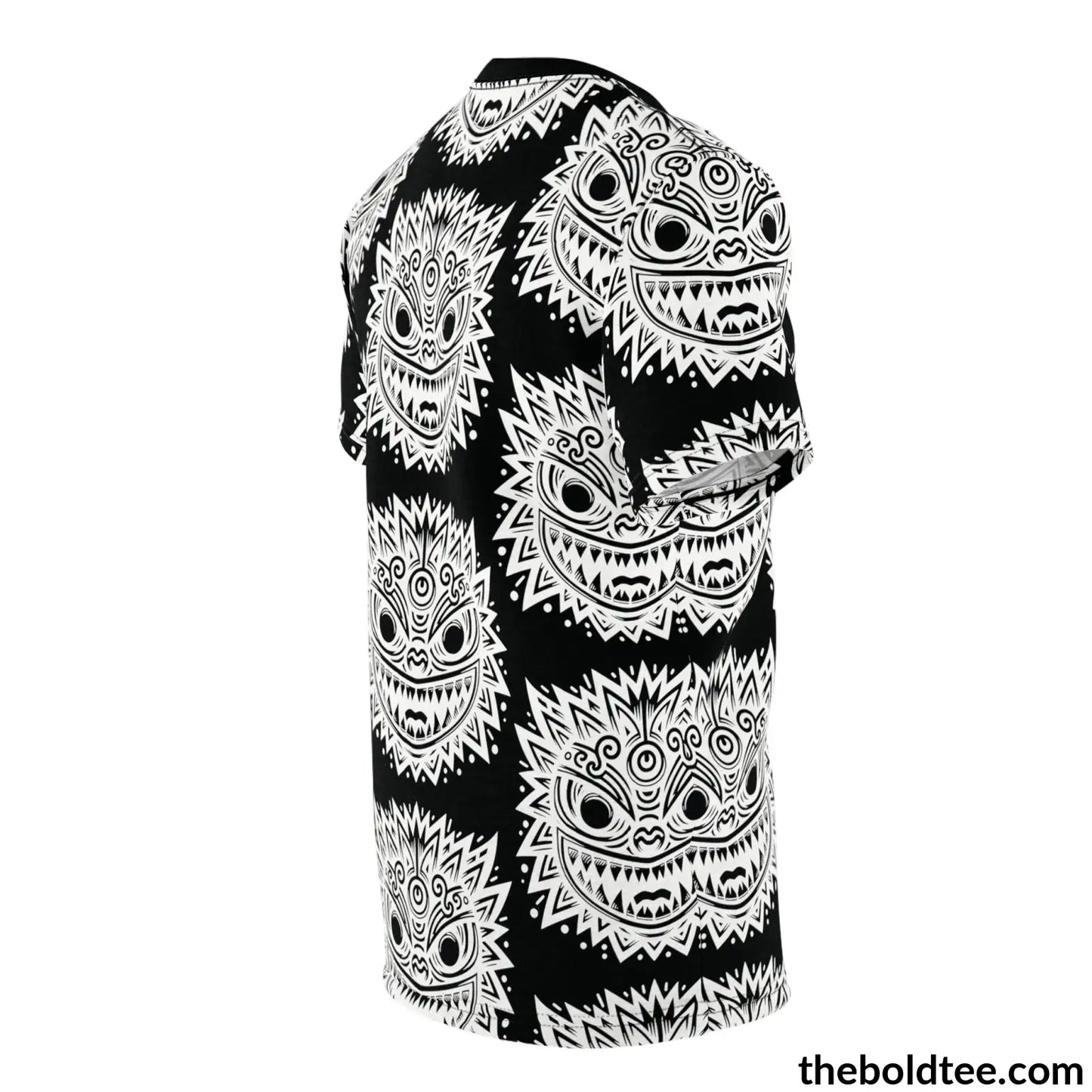 Tribal Pattern Tee - Premium All Over Print Crewneck Prints