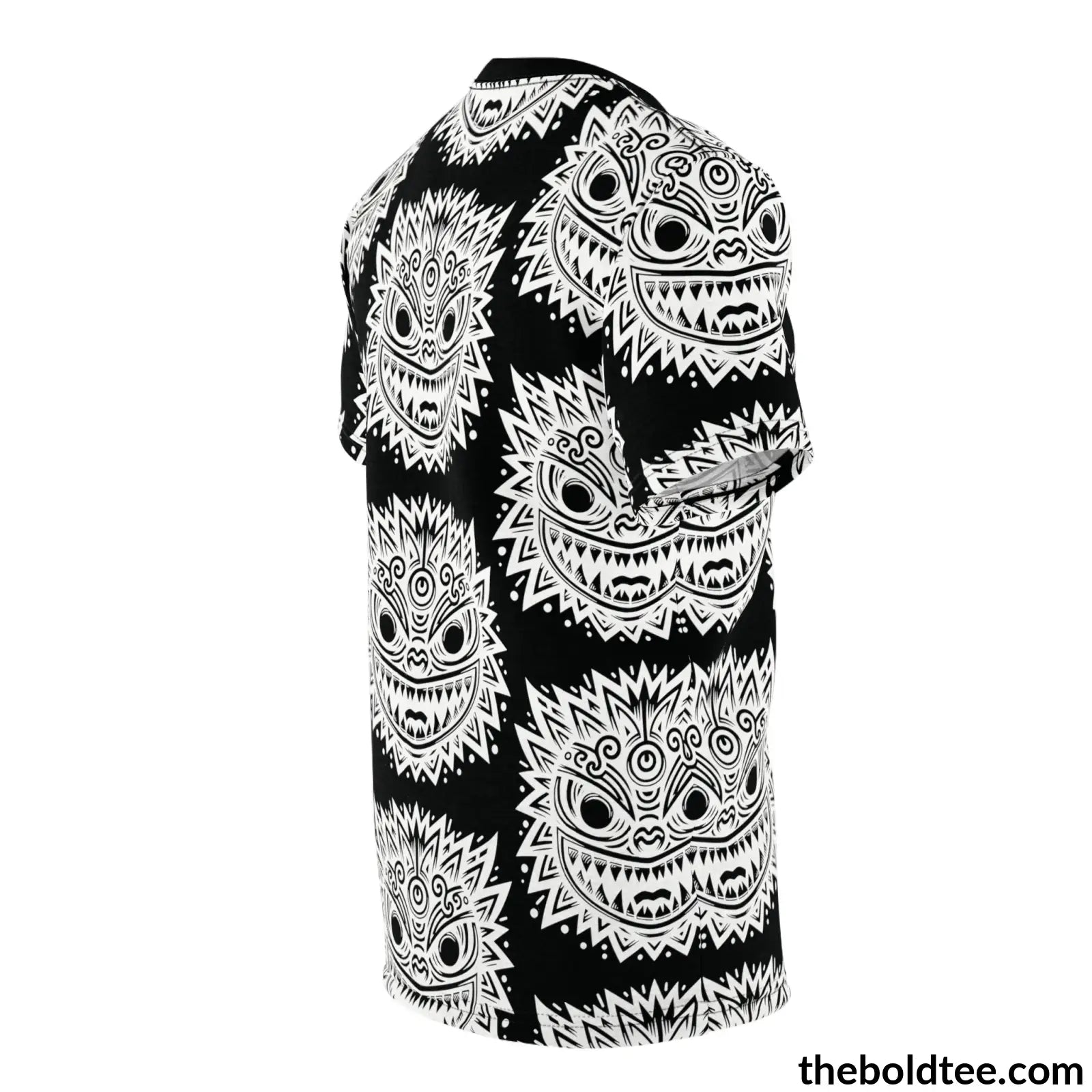 Tribal Pattern Tee - Premium All Over Print Crewneck Prints