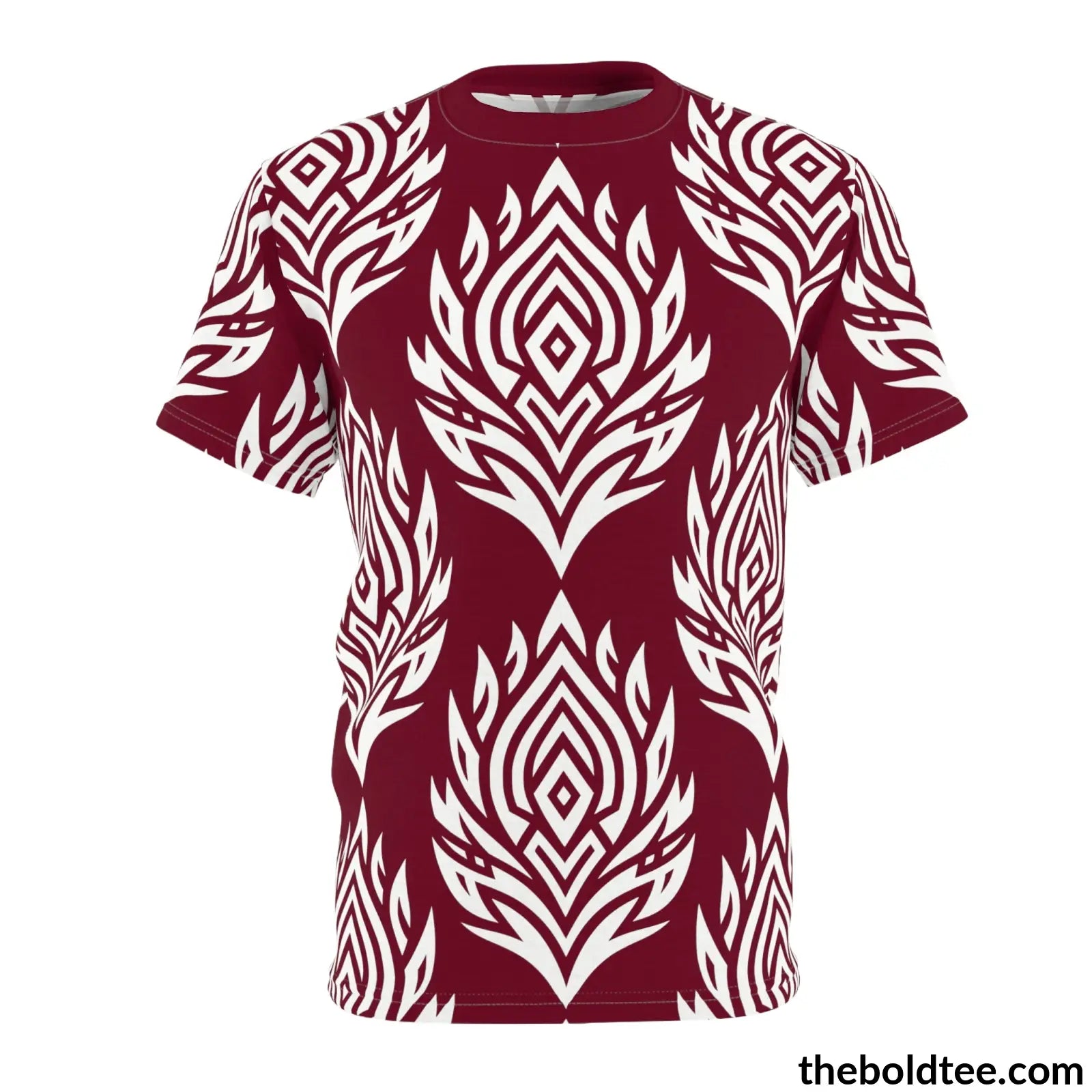 Tribal Pattern Tee - Premium All Over Print Crewneck S Prints