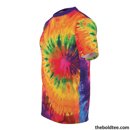 Tye Dye Tee - Premium All Over Print Crewneck Shirt Prints