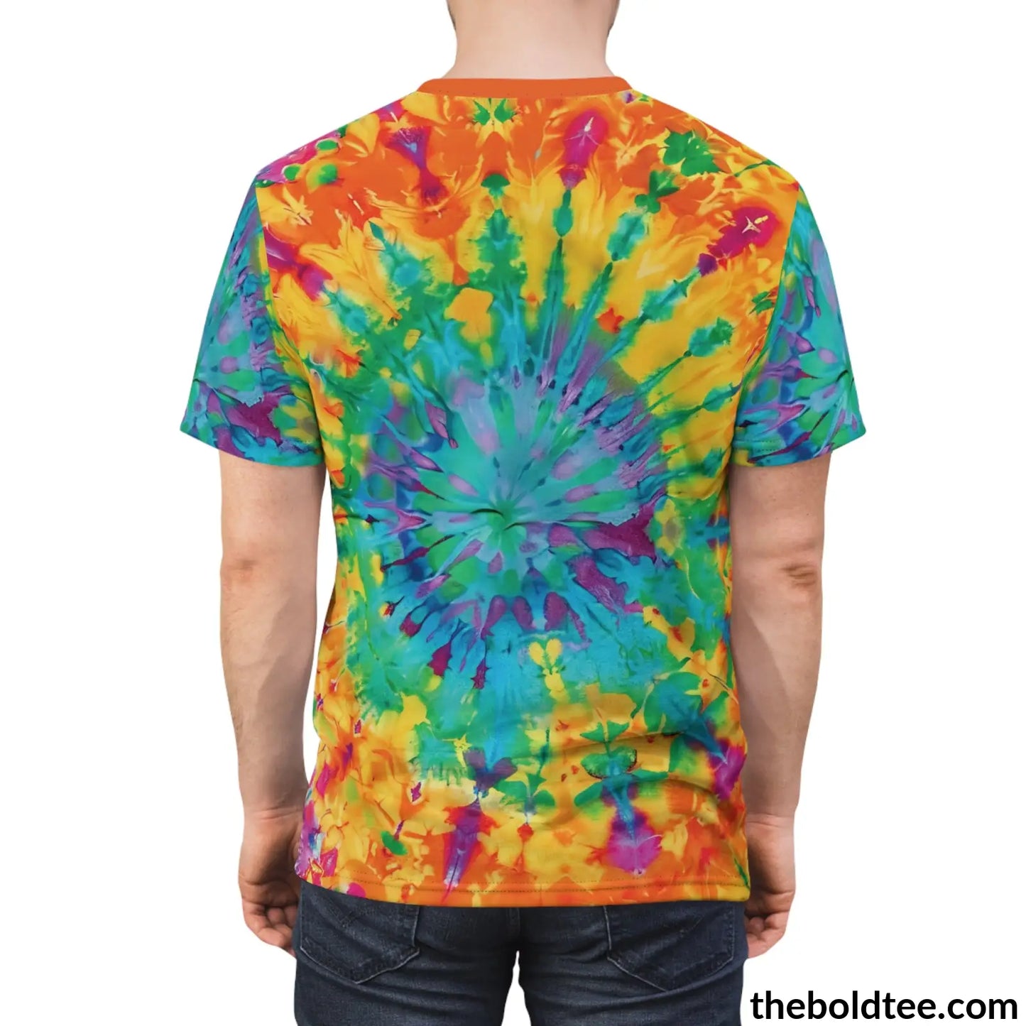 Tye Dye Tee - Premium All Over Print Crewneck Shirt Prints