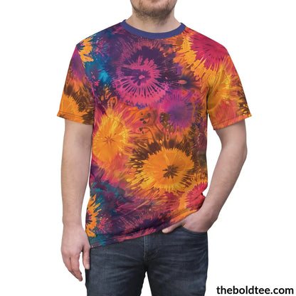 Tye Dye Tee - Premium All Over Print Crewneck Shirt Prints