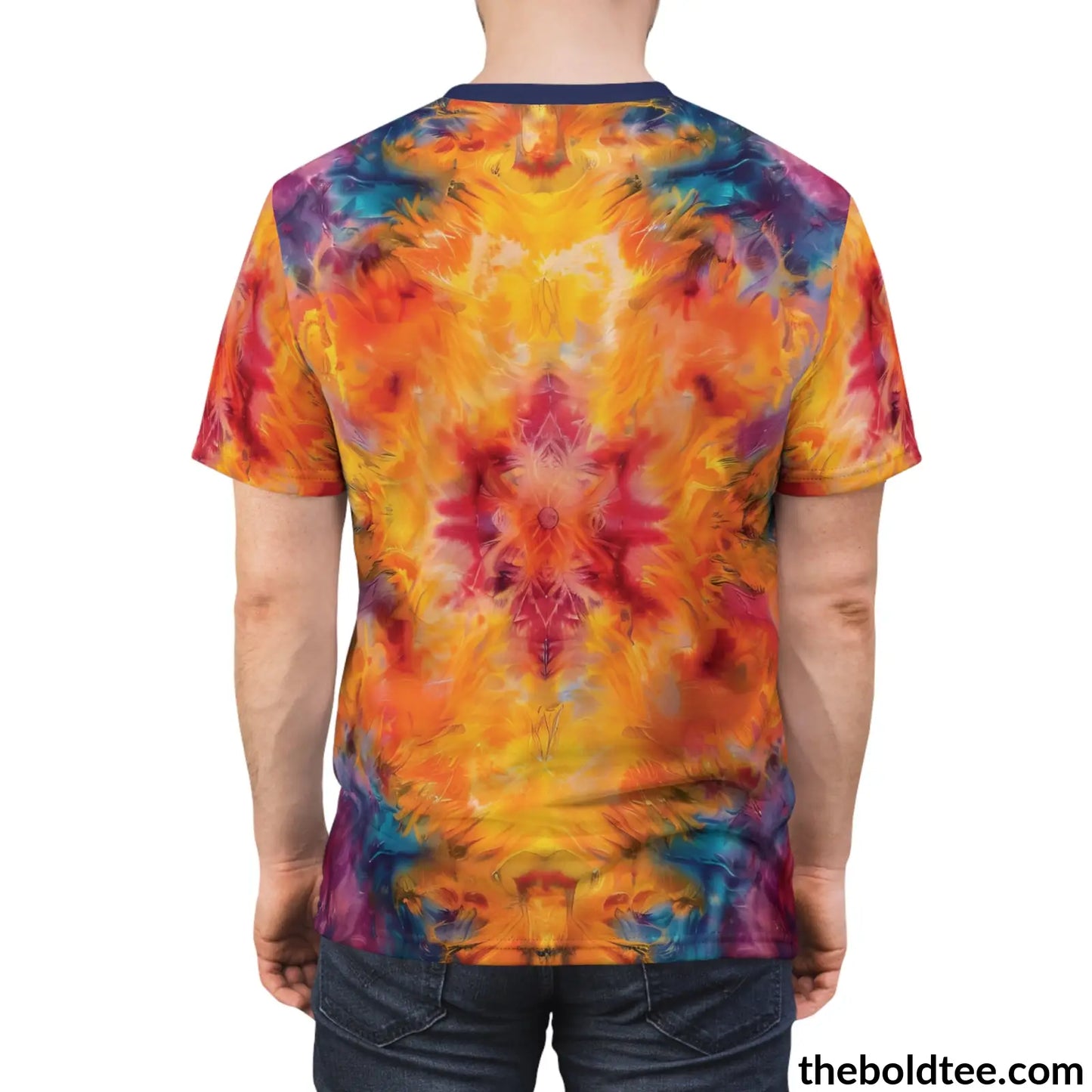 Tye Dye Tee - Premium All Over Print Crewneck Shirt Prints